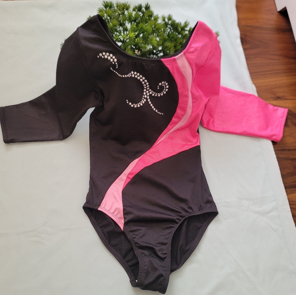 Elegant Pink and Black For Girls Who Like To Practice Gymnastics